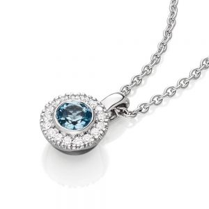 Kraemer AtelierKraemer karmoise-aqua-collier Anschnitt