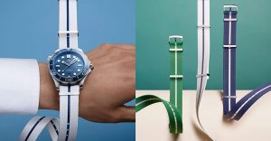Omega präsentiert neue NATO-Straps für ein farbenfrohes Handgelenk