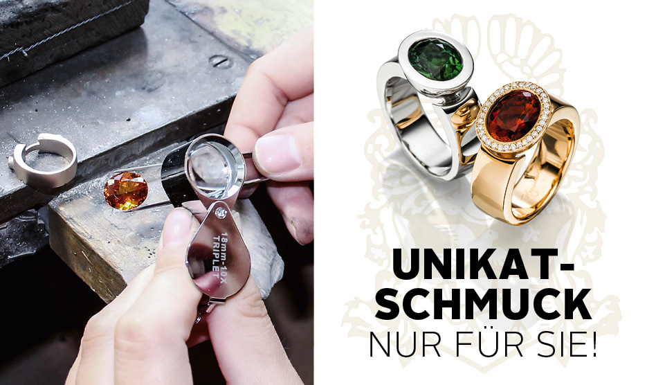 Unikatschmuck aus der Goldschmiede von Juwelier Kraemer Saarbrücken Unikatschmuck aus der Goldschmiede von Juwelier Kraemer Saarbrücken
