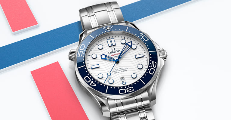 Diese Omega Seamaster erinnert an Olympia