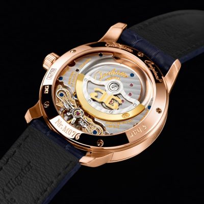 Galshuette_Original_Blau_Rotgold-Uhrwerk Galshuette_Original_Blau_Rotgold-Uhrwerk