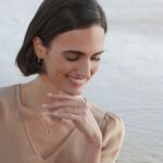 Gelbgold Collier mit Diamanten
