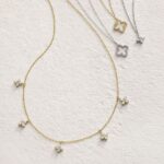 Gelbgold Kette mit Diamanten