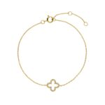 Gelbgold Armband mit Diamanten