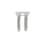Prima Mesh-Ring mit Diamant-Pavé - Größe M