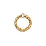 Prima Mesh-Ring mit Diamant-Pavé - Größe L
