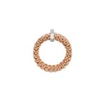 Prima Mesh-Ring mit Diamant-Pavé - Größe M